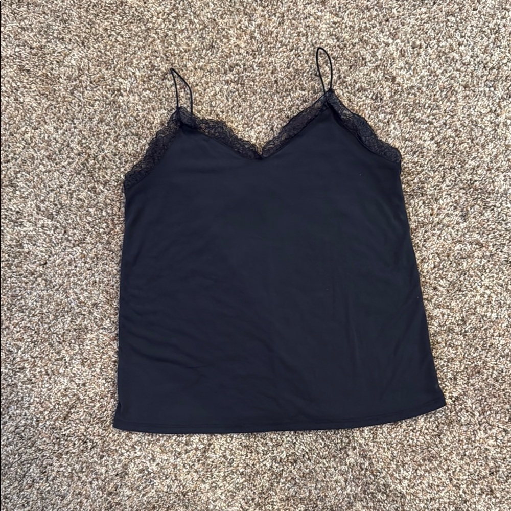 Maurices Black Fitted Camisole Tank Top